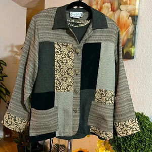 Vintage Saint Germain Paris blouse (2pc) size M